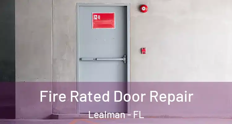 Fire Rated Door Repair Lealman - FL