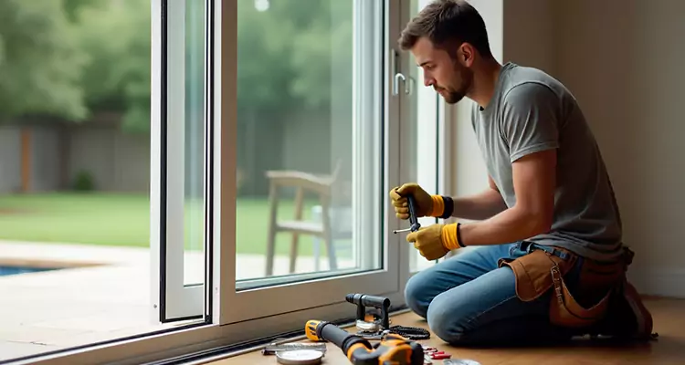 Squeaky Sliding Patio Doors in Lealman, FL