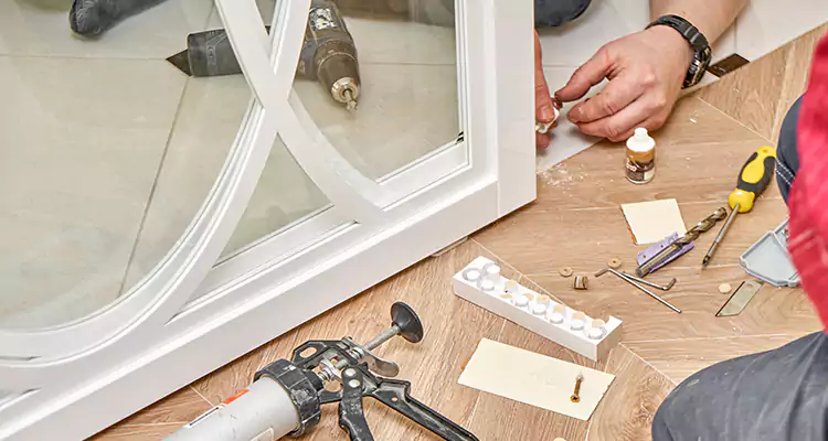 Interior Patio Door Casing Repair in Lealman, FL
