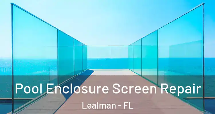 Pool Enclosure Screen Repair Lealman - FL