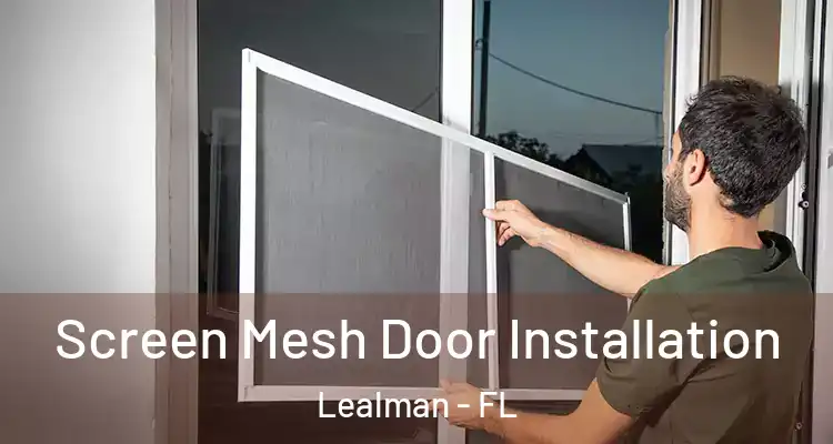 Screen Mesh Door Installation Lealman - FL