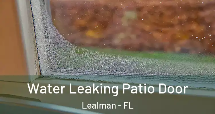 Water Leaking Patio Door Lealman - FL